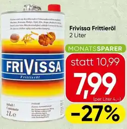 Spar Frivissa Frittieröl Angebot