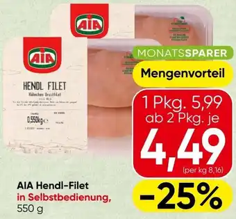 Spar AIA Hendl-Filet Angebot