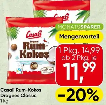 Spar Casali Rum-Kokos Dragees Classic Angebot