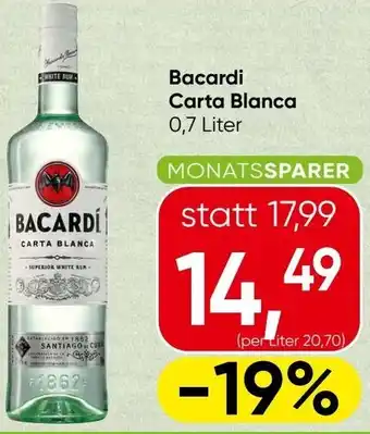 Spar Bacardi Carta Blanca Angebot