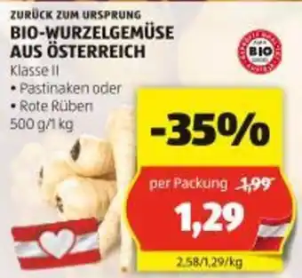 Hofer BIO-WURZELGEMÜSE AUS ÖSTERREICH Angebot