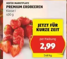 Hofer PREMIUM ERDBEEREN Angebot