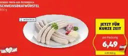 Hofer SCHWEINSBRATWURSTEL Angebot