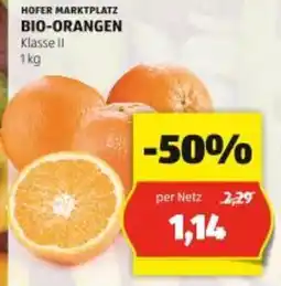 Hofer BIO-ORANGEN Angebot