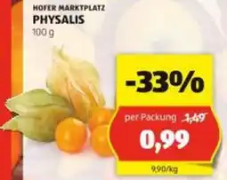 Hofer PHYSALIS 100 g Angebot