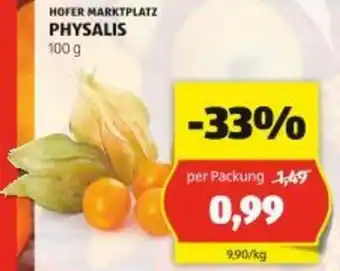 Hofer PHYSALIS 100 g Angebot