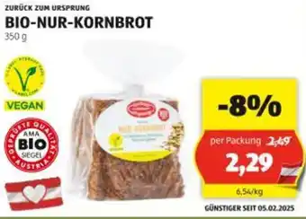 Hofer BIO-NUR-KORNBROT Angebot