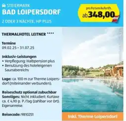 Hofer BAD LOIPERSDORF Angebot