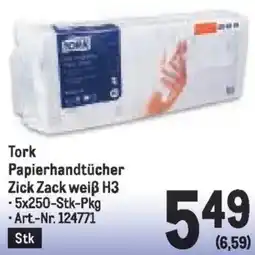 Metro Papierhandtücher Zick Zack weiẞ H3 Angebot