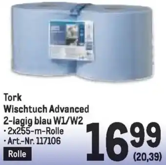 Metro Wischtuch Advanced 2-lagig blau W1/W2 Angebot