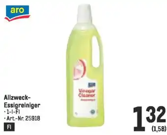 Metro Allzweck- Essigreinige Angebot