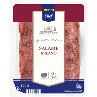 Metro Salami Milano, Preisangabe ohne MwSt. (Preis inkl. MwSt. 5,04 €), METRO Angebot