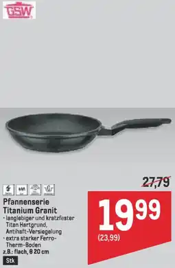 Metro Pfannenserie Titanium Granit Angebot