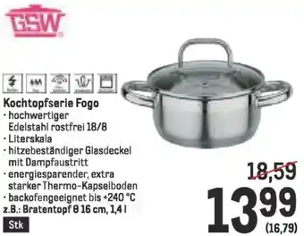 Metro Kochtopfserie Fogo Angebot