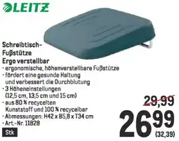 Metro Schreibtisch- Fußstütze Ergo verstellbar Angebot