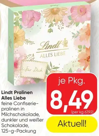 SPAR Gourmet Lindt Pralinen Alles Liebe Angebot