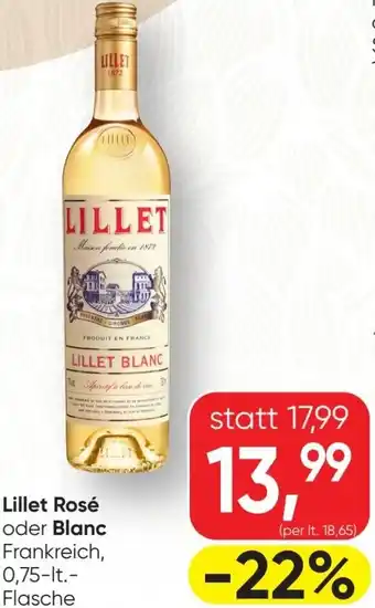 SPAR Gourmet Lillet Rosé oder Blanc Angebot