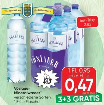 SPAR Gourmet Vöslauer Mineralwasser Angebot