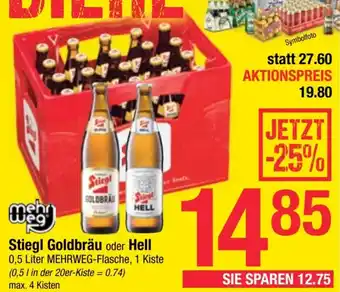 Maximarkt Stiegl Goldbräu oder Hell Angebot