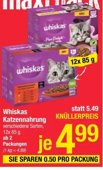 Maximarkt Katzennahrung Angebot