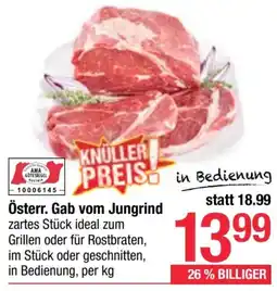 Maximarkt Österr. Gab vom Jungrind Angebot