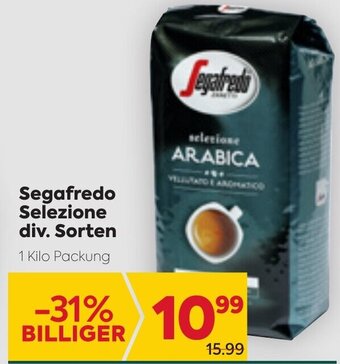 Billa Segafredo Selezione 1 Kilo Angebot
