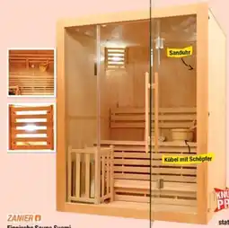 Maximarkt Zanier Finnische Sauna Suomi Angebot