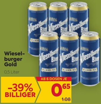 Billa Wiesel Burger Gold 0,5 Liter Angebot