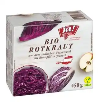 Billa ja!natürlich Bio Rotkraut Angebot