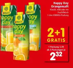 Interspar Rauch Happy Day Orangensaft Angebot