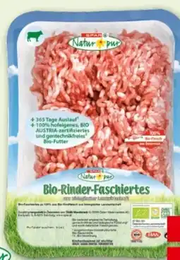 Interspar Spar Natur pur Bio-Rinder-Faschiertes Angebot