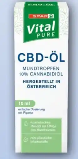 Interspar Spar Vital Pure CBD Öl 10% Angebot