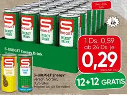 Spar S Budget Energy Drink Angebot