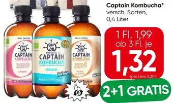 Spar The Gutsy Captain Kombucha Bio-Tee Himbeere Angebot