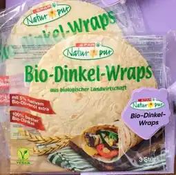 Spar Spar Natur pur Bio Dinkel-Wraps Angebot