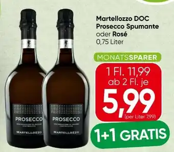 Spar Martellozzo Prosecco Spumante Angebot