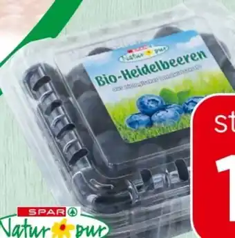 Spar Spar Natur pur Bio-Heidelbeeren Angebot