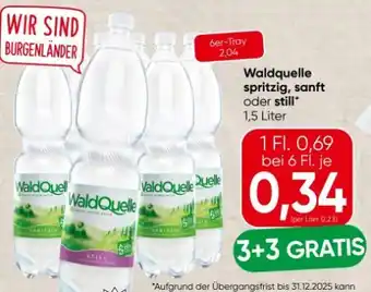 Spar Waldquelle Spritzig Mineralwasser Angebot