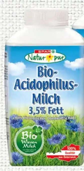 Spar Spar Natur pur Bio-Acidophilusmilch Angebot