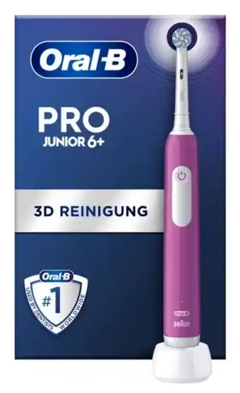 e-tec Braun Elektrische Zahnbürste Oral-B Pro Junior Base Angebot