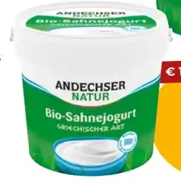 Martin Reformstark Andechser Natur Bio-Sahnejogurt Angebot