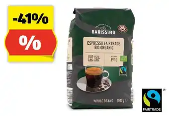 Hofer BARISSIMO BIO-Fairtrade Espresso, 1 kg Angebot