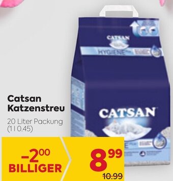 Billa Catsan Katzenstreu 20 Liter Angebot