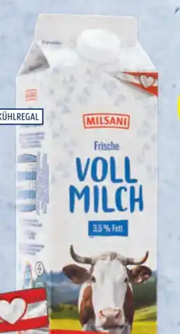 Hofer Milsani Vollmilch Angebot