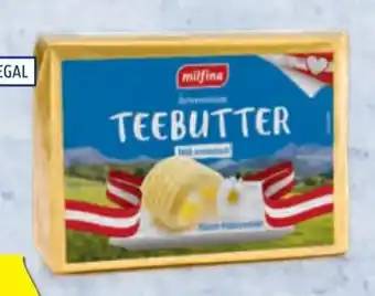 Hofer Milfina Teebutter Angebot