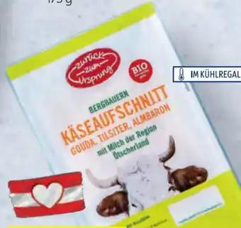 Hofer Zurück zum Ursprung Bio-Käseaufschnitt Angebot