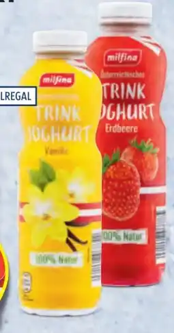 Hofer Milfina Trinkjoghurt Angebot