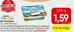 Spar Bio-Frischkäse Angebot