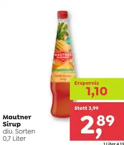 ADEG Mautner Sirup diu. Sorten Angebot