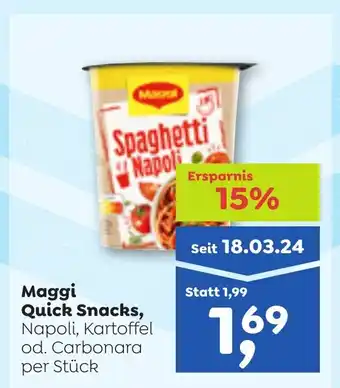 ADEG Maggi Quick Snacks, Angebot